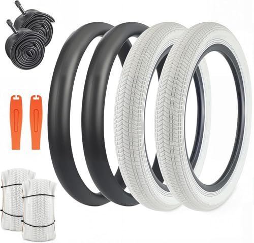 WEEROCK Neumático de bicicleta de 16 pulgadas 16 x 2,125 con tubos interiores, neumáticos de bicicleta para BMX, MTB, bicicleta de montaña, bicicleta infantil, triciclo, bicicleta crusier, varios