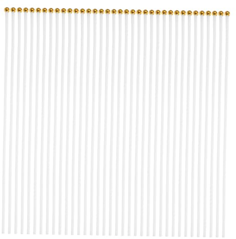 DOITOOL 50 pezzi Bastoncini per Bandiera in Plastica da Asta per Bandierine da Tavolo Resistente al Vento Facile da Montare per Ufficio Scuola e Decorazioni