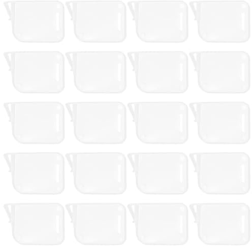 Veemoon 20pcs Refrigerator Beverage Dividers Plastic Fridge Door Organizer Separators for Fridge Drawer Storage and Beverage Display