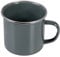 GRÄWE Gobelet de camping avec anse – 300 ml, émail, gris