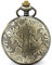 SEWOR orologio da tasca con movimento al quarzo giapponese moda doppia catena (Bronzo)