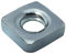 AERZETIX - 100x dado quadrato M3 5.5mm H1.8mm in acciaio zincato C19176