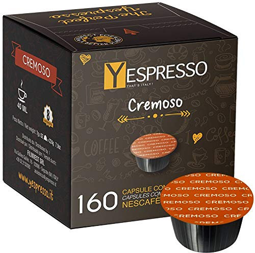 160 Capsule Compatibili con Dolce Gusto Nescafè Miscela Cremoso - 10 confezioni da 16 capsule