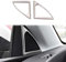 HIGH FLYING pour 3008 GT 5008 GT II 2017-2022 Intérieur d'une Garniture de Porte Housse pour Enceinte Colonne Décorative Couvercle Accessoires Auto 2 pièces (Argent)