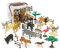 Terra by Battat Terra 60-teilig Tierfiguren Sammlung Dschungeltiere, Safari Spielzeug Set – Tiger, Lowe, Giraffe, Zebra, Elefant und mehr – Spielzeug ab 3 Jahren