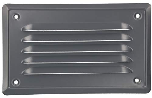 Rejilla de ventilación KOTARBAU® 165x100 mm Rejilla de escape atornillable Chimenea lacada Luz de ventilación antracita Rejilla protectora contra insectos resistente a la corrosión