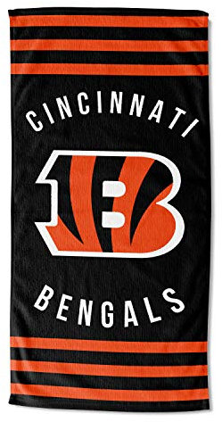 Northwest NFL Cincinnati Bengals Unisex-Erwachsene Strandtuch, 76,2 x 152,4 cm, Streifen