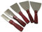 Putty Knife Set,Paint Plastering Knife Wall Scrapers Utility Putty Knife Set with Wood Handle,Stainless Steel Drywall Taping Knife Kit for Home DIY,1 Inch,2 Inch,3 Inch,4 Inch,5 Inch(5 Piece)