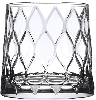 Pasabahce Leafy Whiskyglas, 4er 300 cc