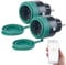 Luminea Home Control WLAN Stecker: 2er-Set Outdoor-WLAN-Steckdosen f. Alexa, Siri & Google Assistant, 16A (Steckdose wasserdicht, Zeitschaltuhr, Weihnachtsbeleuchtung)