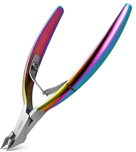 BEZOX Coupe-cuticules, Ciseaux à Cuticules Professionnel en Acier Inoxydable et Dissolvant pour Peaux Mortes et Cuticules