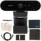 DENDAWEN Logitech BRIO UHD 4K Webcam (960-001105) con tecnologia RightLight 3 e HDR + Kit AOM Bundle
