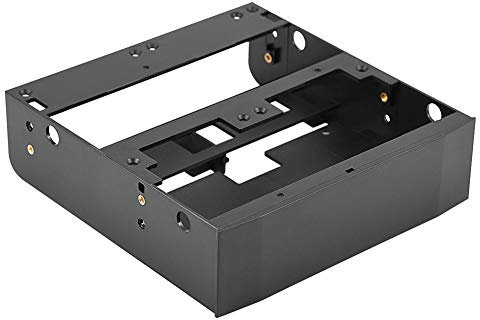 Mavis Laven Computer Mounting Bracket Kit for PC Portable 2.5inch / 3.5inch HDD/SSD to 5.25 inch Floppy-Drive Bay Computer Mounting Bracket
