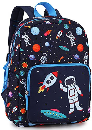 RAVUO Kinderrucksack Jungen,Niedlich Kinder Rucksack Schulrucksack für 4-6 Jahre Vorschulrucksack Kindergartenrucksack mit Brustgurt 11 Liter
