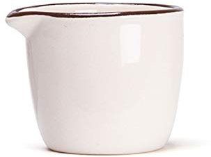 Milk Frother Cups Japanese-Style Creamer Pot Coffee Milk Cup Maple Syrup Pot No Handle Soup Bowl Steak Western Food Juice Bucket Can Be Heated in The Microwave 60ml Gravy Boat (Color : White)