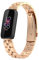 Strap-it Stahlband Rosa gold - Passend für Fitbit Luxe - Armband für Smartwatch - Ersatzarmband Edelstahl - für Damen und Herren - Zubehör passend für Fitbit Luxe