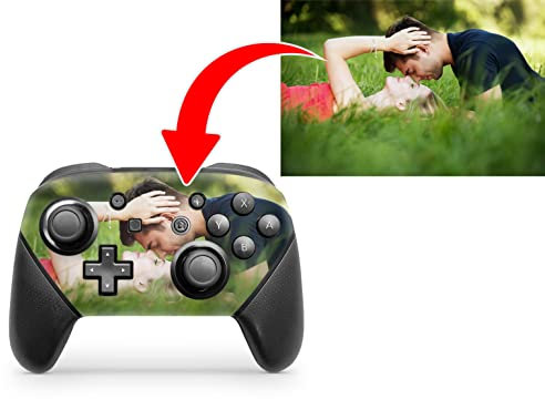 Skins4u personalisierbare Skin Designfolie für Nintendo Switch Controller - Dein Bild auf Deinem Nintendo Switch Controller - Individuelle Skins selber gestalten im Custom-Konfigurator