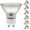 Simusi GU10 Halogen Leuchtmittel, Halogen Reflekto GU10 50W (6 Stück), Halogen Gu10 50 Watt Dimmbar, 2700K Warmweiß für Küche, Büro, Zuhause