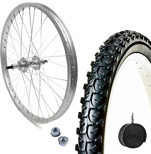Felge hinten 26 x 1,75 + MTB Reifen 26 x 1,95 + Schlauch | Komplettrad 6/7 V für Mountainbike