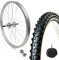 Felge hinten 26 x 1,75 + MTB Reifen 26 x 1,95 + Schlauch | Komplettrad 6/7 V für Mountainbike