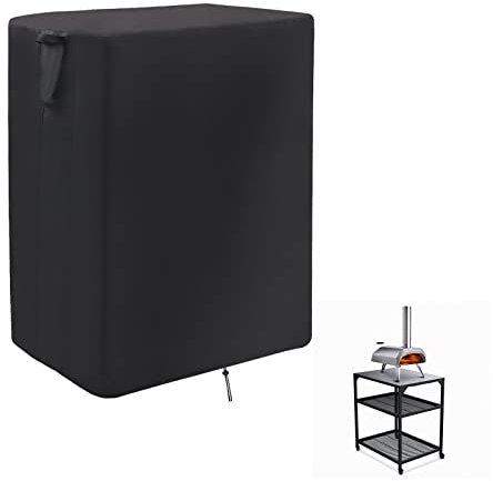 Hohong Outdoor Pizza Oven Table Cover for Ooni Modular Table Medium,Pizza Oven Stand Modular Table Cover-82x61x90cm