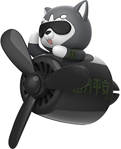 LICHENGTAI Auto Lufterfrischer Cartoon Bär Pilot, Automotive Air Outlet Lüfterfrischer Duft Auto Lufterfrischer, Auto Duft Diffusor Luftentlüftung Auto Parfüm Aromatherapie Ornament