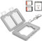Flashwoife, 2 x SD + 1 x XQB, Aufbewahrung Speicherkarten Etui Box, Kettenanhänger, transparent
