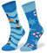 SKIETY Bunte Interessante Socken - Lustige Seltsame Baumwollsocken für Frauen Männer - Segeln, Boot, Wind - 39-42