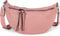 styleBREAKER Women's Half Moon Crossbody Shoulder Bag, detachable adjustable shoulder strap, solid color handbag 02012386, Colour:Old Rose