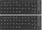PATIKIL Español Teclado Pegatinas PC Teclado Pegatinas Negro Fondo con Blancas Letras para Computadora Portátil Escritorio 2uds