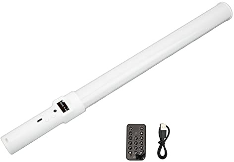 éclairage de Sortie Continu RVB LED Photographie Light Stick Dimmable Vidéo Live Fill Light Wand Handheld Lamp Flash Wand with Remote Control