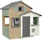 Smoby Life - Maison Friends House - Cabane de Jardin Enfant - Personnalisable avec Accessoires Smoby - Plastique Recyclé - 810205