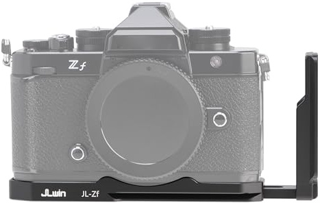 Hersmay Z f Handgriff, Extendable Vertical Shoot Arca Schnellwechselplatte L Winkel für Nikon Z f Kamera Kompatibel mit DJI Ronin RS2 RSC2 RS3 Pro Gimbal