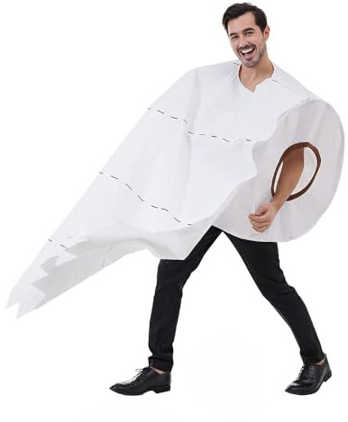 EraSpooky Unisex Toilet Paper Costume Adult Novelty Stag Funny Fancy Dress