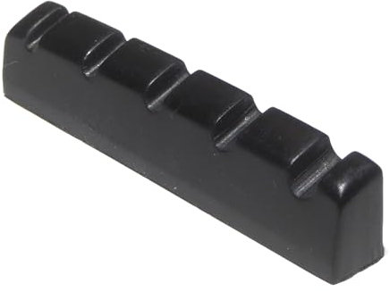 Bass guitar nut 5 string 43mm x 6mm Black Resin