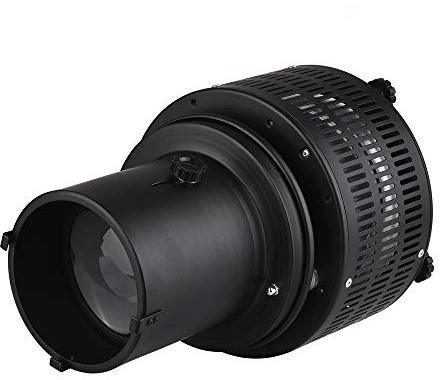 Mount Spotlight Conical Optical Snoot Kit, Fotostudio-Beleuchtungszubehör mit 5 Modellierungsfilmen und 5 Farbfiltern, Kompatibel für die Fotografie
