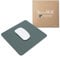SenseAGE klein Mauspad 22x22cm | 0.2cm Ultradünnes Mousepad | Unterlage für Laser-/Kabel/Kabellos Maus | klein Mouse Mat ideal für Büro und Homeoffice | Slim Mausmatte (Dunkelgrün)