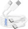 240W Cable USB C Carga Rápida, [2-Pack 2M] Cable USB C a USBC PD 3.1 Carga Rapida Tipo C Cargador para iPhone 16 16e 15 Pro Max Plus, MacBook Pro Air, Laptop, iPad, Pixel, Samsung S25/S24 (100W/60W)