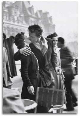 RedMush Vintage-Poster Robert Doisneau Fotografie (7) Leinwandposter, Wandkunst, Dekordruck, Gemälde für Wohnzimmer, Schlafzimmer, Dekoration, ungerahmt, 20 x 30 cm