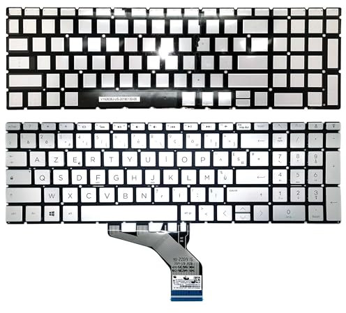 Clavier FRANÇAIS AZERTY Compatible HP 250 G7 / 255 G7 / 256 G7 - L13318-A41 / NSK-XN7BQ / AEG7CB01010 + rétro