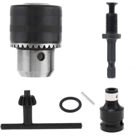NSNGPAFACZ Adaptador de portabrocas de 3/8 Pulgadas, portabrocas con vástago de Cambio rápido de 1/4 Pulgadas y Adaptador de 1/2 Pulgadas for Pistolas de Impacto, Adaptador de Broca Chuck