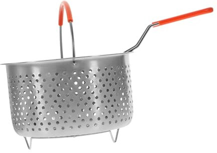 PHENOFICE Frittierkorb Dampfkorb Aus Mit Griff Für Topf Kochen Nudelkorb Bratkorb Sieb Zum Braten Und Kochen in Küche