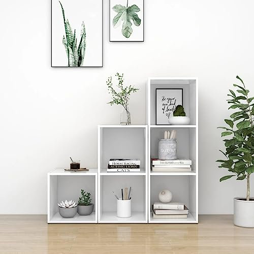 Générique Ensemble de Meubles TV 3 pcs Blanc Bois d'ingénierie,Meubles TV,35.02KG-3080078