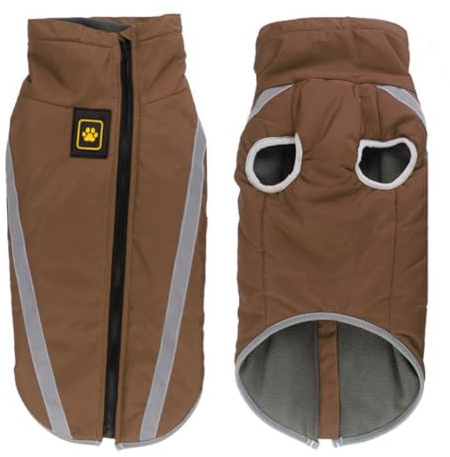 FEimaX Hundemantel Hundejacke wasserdichte Reflektierende Wintermantel mit Fleece Gefüttert Hund Welpen Warm Mantel Haustier Kleidung Wintermantel für Kleine Mittlere Große Hunde