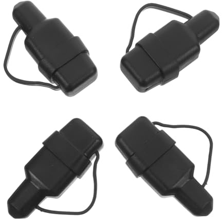 BUGUUYO 4 Stück wasserdichte PVC Abdeckkappen für elektrische Steckverbinder Staub und Wasserresistenter Kabelstecker Schutz Langlebiger Schutz für Anschlussstecker Zweite Generation
