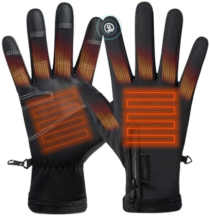Wärmehandschuhe USB-beheizte Fingerlose Handwärmer - Atmen Sie anhaltende Fäustlinge zum Schreiben, Fahrrad, Arbeit bei kaltem Wetter und Geschicklichkeit | Für Reisen Home Office Skifahren