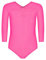 Assoluta Mädchen Kinder 3/4 Arm Gymnastikanzug Ballettanzug neon pink 158