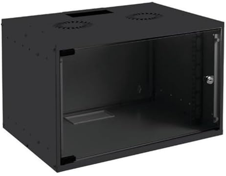 Logon RUM09U40MNBL Regal aus Stahl, schwarz, 48,3 cm (19 Zoll), Passiv, Metall