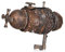 biOrb 55032 U-Boot Ornament, kupfer – detaillierte Aquariendekoration in Steampunk-Design, maritime Einrichtung von Süßwasseraquarien und Meerwasseraquarien