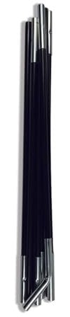 TentSpares - Vango Nyx 200 Tent 2014-2023, Black Coded Fibreglass Rear Poles, Durable Tent Poles Replacement for Camping